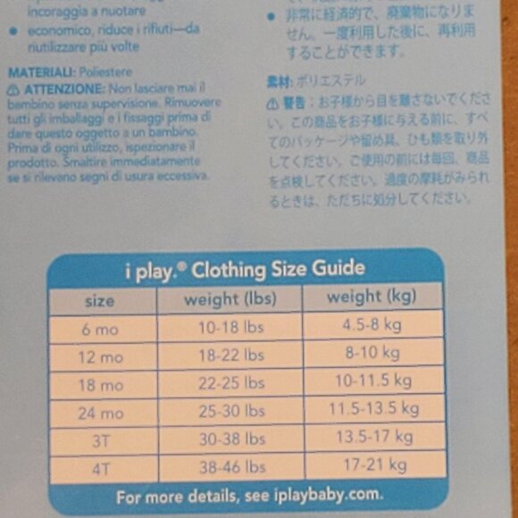 iPlay Swim Diaper Pink Toucan Print Size 3T – Reusable Baby Toddler Swimsuit Dia - Picture 7 of 7